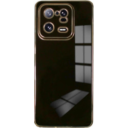 Bodycell Gold Plated - Θήκη Σιλικόνης Xiaomi 13 Pro - Black (5206015069888)