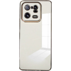 Bodycell Gold Plated - Θήκη Σιλικόνης Xiaomi 13 Pro - White (5206015069901)