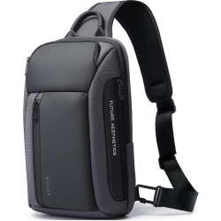 Bange 7566 - Ανδρικό Τσαντάκι Ώμου / Χιαστί Crossbody - 7.8L - Gray