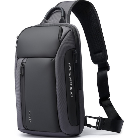 Bange 7566 - Ανδρικό Τσαντάκι Ώμου / Χιαστί Crossbody - 7.8L - Gray
