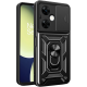 Techsuit CamShield - Ανθεκτική Θήκη με Κάλυμμα για την Κάμερα & Μεταλλικό Ring Holder - OnePlus Nord CE 3 Lite - Black (5949419070318)
