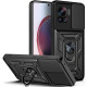 Techsuit CamShield - Ανθεκτική Θήκη με Κάλυμμα για την Κάμερα & Μεταλλικό Ring Holder - Motorola Edge 30 Ultra - Black (5949419070615)