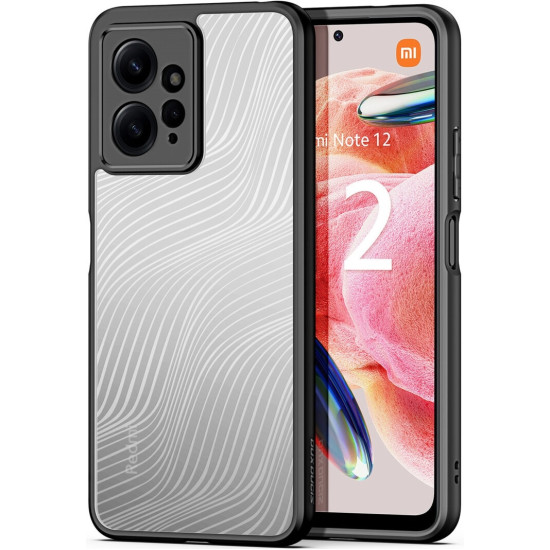 DuxDucis Aimo Series - Premium Ημιδιάφανη Σκληρή Θήκη - Xiaomi Redmi Note 12 4G - Black (6934913028612)