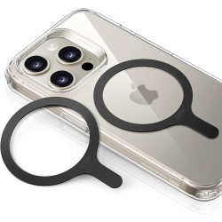 ESR HaloLock MagSafe Universal Magnetic Ring 360 - Αυτοκόλλητος Μαγνητικός Δακτύλιος MagSafe για iPhone & Samsung - 2 Τεμάχια - Black (4894240131916)
