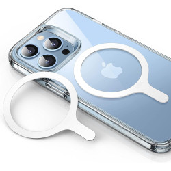ESR HaloLock MagSafe Universal Magnetic Ring 360 - Αυτοκόλλητος Μαγνητικός Δακτύλιος MagSafe για iPhone & Samsung - 2 Τεμάχια - White (4894240131923)