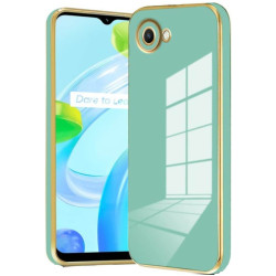 Bodycell Gold Plated - Θήκη Σιλικόνης Realme C30 - Mint Green (5206015070716)