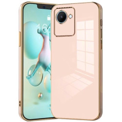 Bodycell Gold Plated - Θήκη Σιλικόνης Realme C30 - Pink (5206015070723)