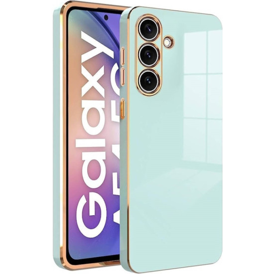 Bodycell Gold Plated - Θήκη Σιλικόνης Samsung Galaxy A54 - Mint Green (5206015071331)