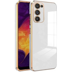 Bodycell Gold Plated - Θήκη Σιλικόνης Samsung Galaxy S23 - White (5206015069758)