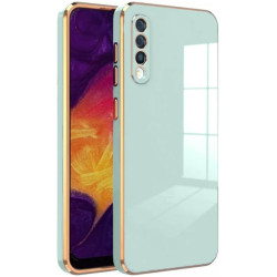 Bodycell Gold Plated - Θήκη Σιλικόνης Samsung Galaxy A50 / A30s - Mint Green (5206015071249)