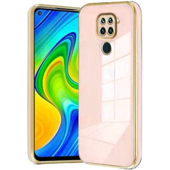 Bodycell Gold Plated - Θήκη Σιλικόνης Xiaomi Redmi Note 9 - Pink (5206015071928)