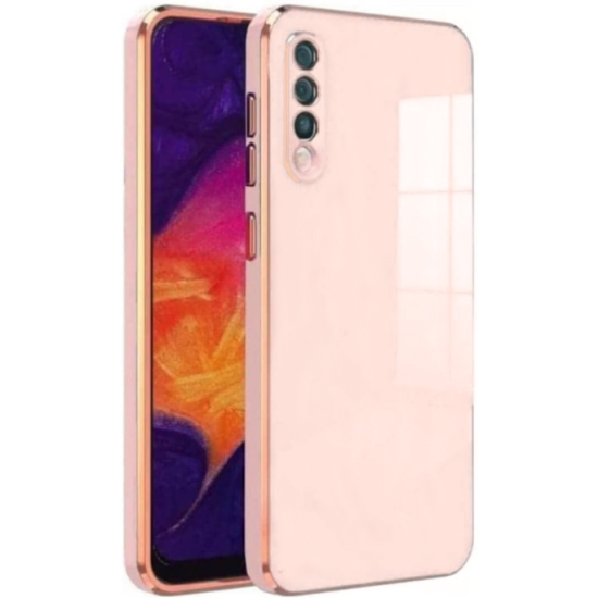 Bodycell Gold Plated - Θήκη Σιλικόνης Samsung Galaxy A50 / A30s - Pink (5206015071256)
