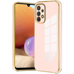 Bodycell Gold Plated - Θήκη Σιλικόνης Samsung Galaxy A32 4G - Pink (5206015071171)