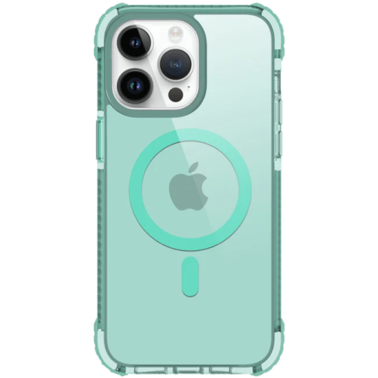 Prodigee Safetee Neo + Mag - Σκληρή Ανθεκτική Ημιδιάφανη Θήκη MagSafe - Apple iPhone 15 Pro Max - Mint (IPH15P-6.7-NEOM-MNT)