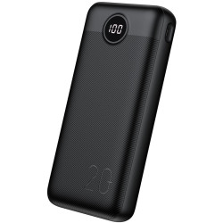 Veger PowerBank L20S με Ψηφιακή Οθόνη LED - Φορητή Μπαταρία Φόρτισης με 2 x USB-Α / 1 x Type-C - 20000mAh - 20W - Black (W2039PD)