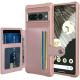 HappyCase 3 σε 1 - Θήκη Σιλικόνης με Ενσωματωμένο PU Πορτοφόλι - Google Pixel 7 Pro - Pink (8719246421044)