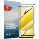Rosso Tempered Glass - FullFace Αντιχαρακτικό Προστατευτικό Γυαλί Οθόνης Realme 11 5G - Black (8719246398759)