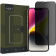 Hofi Anti Spy Pro+ Tempered Glass Privacy - Full Face Αντιχαρακτικό Γυαλί Προστασίας Απορρήτου Οθόνης - Apple iPhone 14 Plus / 13 Pro Max - Black (9490713933541)