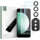 Tech-Protect Supreme Set - Σετ Tempered Glass 2 x Αντιχαρακτικά Προστατευτικά Οθόνης και 1 x Κάμερας - Samsung Galaxy S23 FE - Clear (9319456606478)