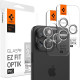 Spigen GLAS.tR EZ Fit OPTIK Pro Camera Lens Protector - Αντιχαρακτικό Προστατευτικό Γυαλί για Φακό Κάμερας Apple iPhone 17 Pro / 17 Pro Max / 16 Pro / 16 Pro Max / 15 Pro / 15 Pro Max / 14 Pro / 14 Pro Max - 2 Τεμάχια - Crystal Clear (AGL06914)
