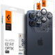 Spigen GLAS.tR EZ Fit OPTIK Pro Camera Lens Protector - Αντιχαρακτικό Προστατευτικό Γυαλί για Φακό Κάμερας Apple iPhone 17 Pro / 17 Pro Max / 16 Pro / 16 Pro Max / 15 Pro / 15 Pro Max / 14 Pro / 14 Pro Max - 2 Τεμάχια - Blue Titanium (AGL07164)