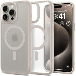Spigen Ultra Hybrid MagFit - Θήκη MagSafe Apple iPhone 15 Pro - Frost Natural Titanium (ACS07215)