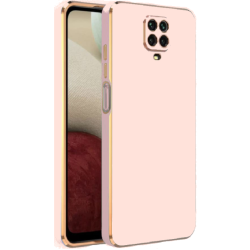 Bodycell Gold Plated - Θήκη Σιλικόνης Xiaomi Redmi Note 9S / 9 Pro / 9 Pro Max - Pink (5206015071935)