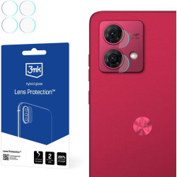3MK Hybrid Glass Camera Protector - Αντιχαρακτικό Υβριδικό Προστατευτικό Γυαλί για Φακό Κάμερας Motorola Moto G84 - 4 Τεμάχια (5903108539395)