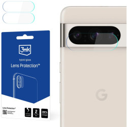 3MK Hybrid Glass Camera Protector - Αντιχαρακτικό Υβριδικό Προστατευτικό Γυαλί για Φακό Κάμερας Google Pixel 8 Pro - 4 Τεμάχια (5903108541596)