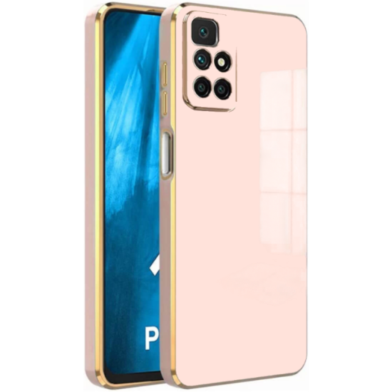 Bodycell Gold Plated - Θήκη Σιλικόνης Xiaomi Redmi 10 / Redmi 10 2022 - Pink (5206015071959)