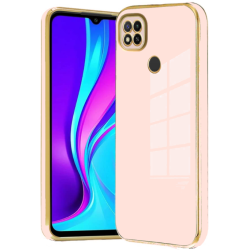 Bodycell Gold Plated - Θήκη Σιλικόνης Xiaomi Redmi 10A / Redmi 9C - Pink (5206015071966)