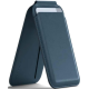 Satechi Vegan-Leather Magnetic Wallet Stand - MagSafe Θήκη - Πορτοφόλι για Κάρτες / Αναδιπλούμενη Βάση από Δέρμα Vegan - Dark Blue (ST-VLWB)