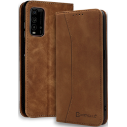 Bodycell Θήκη - Πορτοφόλι Xiaomi Redmi 9T - Brown (5206015063138)