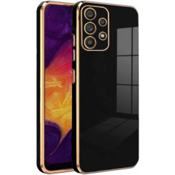 Bodycell Gold Plated - Θήκη Σιλικόνης Samsung Galaxy A23 - Black (5206015071126)