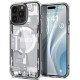 Θήκη Apple iPhone 15 Pro Max - Spigen Ultra Hybrid MagFit με MagSafe - Zero One White (ACS07034)