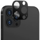 Techsuit Full Camera Tempered Glass - Αντιχαρακτικό Γυαλί Προστασίας για Φακό Κάμερας - Apple iPhone 12 Pro - Black (5949419071377)