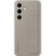Θήκη Σιλικόνης με Λουράκι Χειρός - Samsung Galaxy S24 - Official Samsung Standing Grip Case - Taupe (EF-GS921CUEGWW)