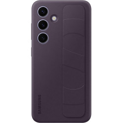 Θήκη Σιλικόνης με Λουράκι Χειρός - Samsung Galaxy S24 - Official Samsung Standing Grip Case - Dark Violet (EF-GS921CEEGWW)