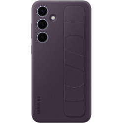 Θήκη Σιλικόνης με Λουράκι Χειρός - Samsung Galaxy S24 Plus - Official Samsung Standing Grip Case - Dark Violet (EF-GS926CEEGWW)