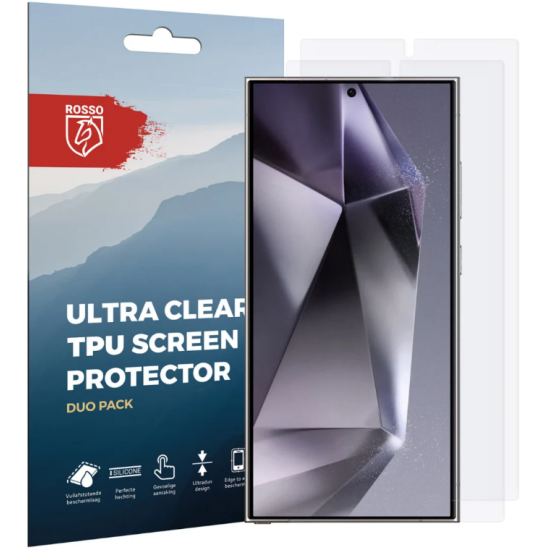 Μεμβράνη Προστασίας Οθόνης - Samsung Galaxy S24 Ultra - Rosso Ultra Clear Screen Protector - 2 Τεμάχια (8719246436772)
