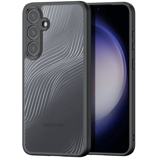 Premium Ημιδιάφανη Σκληρή Θήκη - Samsung Galaxy S24 Plus - DuxDucis Aimo Series - Black (6934913022757)