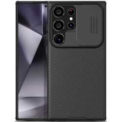 Σκληρή Θήκη με Κάλυμμα για την Κάμερα - Samsung Galaxy S24 Ultra - Nillkin CamShield Pro - Black (6902048274273)