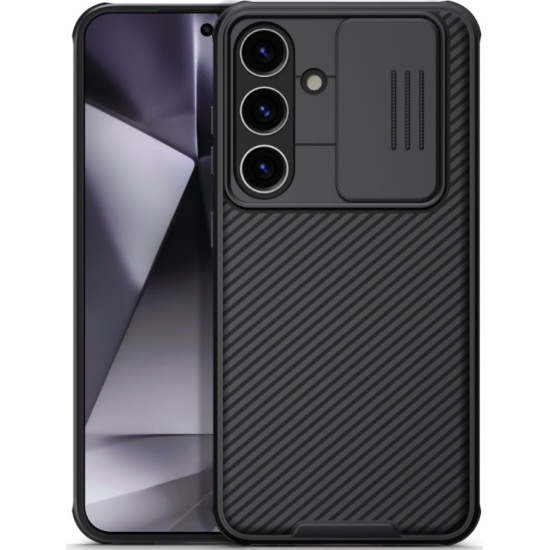 Σκληρή Θήκη με Κάλυμμα για την Κάμερα - Samsung Galaxy S24 Plus - Nillkin CamShield Pro - Black (6902048273108)