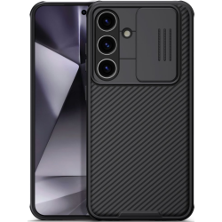 Σκληρή Θήκη με Κάλυμμα για την Κάμερα - Samsung Galaxy S24 - Nillkin CamShield Pro - Black (6902048273078)