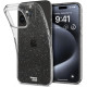HappyCase Διάφανη Θήκη Σιλικόνης Apple iPhone 15 Pro - Glitter Print (8719246420429)