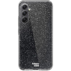 HappyCase Διάφανη Θήκη Σιλικόνης Samsung Galaxy A14 - Glitter Print (8719246382543)