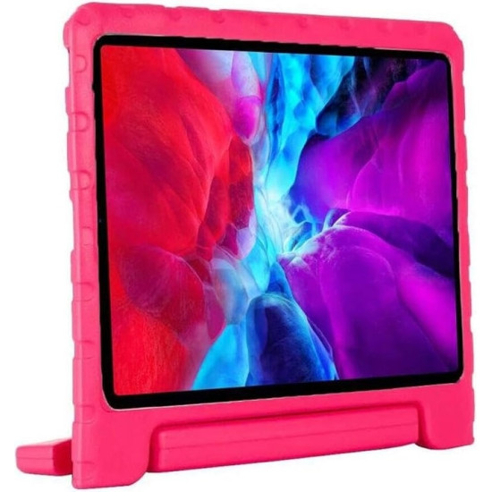 HappyCase Ανθεκτική Θήκη για Παιδιά - Apple iPad Pro 12.9" 2022 / 2021 / 2020 / 2018 - Pink (8719246391798)