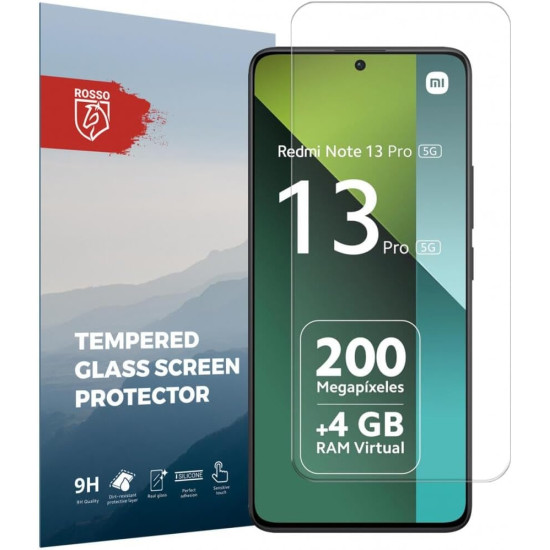 Αντιχαρακτικό Προστατευτικό Γυαλί Οθόνης  Xiaomi Redmi Note 13 5G / Redmi Note 13 4G / Redmi Note 13 Pro 4G / Redmi Note 13 Pro 5G / Redmi Note 14S - Rosso Tempered Glass - Clear (8719246449192)