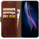 PU Θήκη Πορτοφόλι - Motorola One Fusion Plus - Rosso Element - Brown (8719246262494)