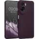 KWmobile Θήκη Σιλικόνης Honor 90 Lite με Πλαίσιο Κάμερας - Metallic Berry (61745.115)